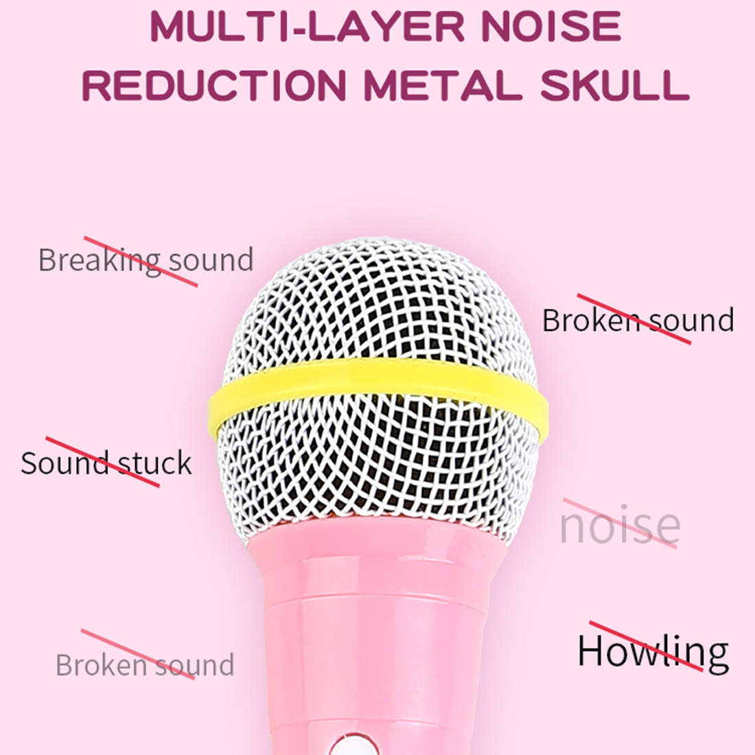 Jumon All-in-one Microphone Speaker Portable Bluetooth Speaker with Wireless Microphone Subwoofer for Kids Toys Gifts