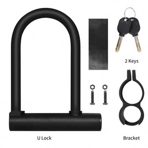 Istaride U-shaped Anti-theft Kunci Keselamatan Basikal Bicycle Motorcycle Cycling Lock Security Bike Lock U Lock for Bicycle