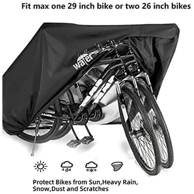 Istaride Bike Cover for Outside Storage 190T 100% Waterproof with Anti-Theft design - Fit for Mountain and Road Bikes Cover