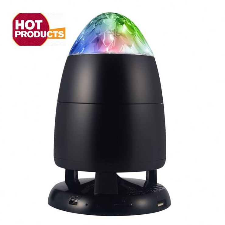 Wireless Party Lights Strobe Crystal Magic Ball Lights with USB Charging Disco Ball DJ Light Bluetooth Speaker