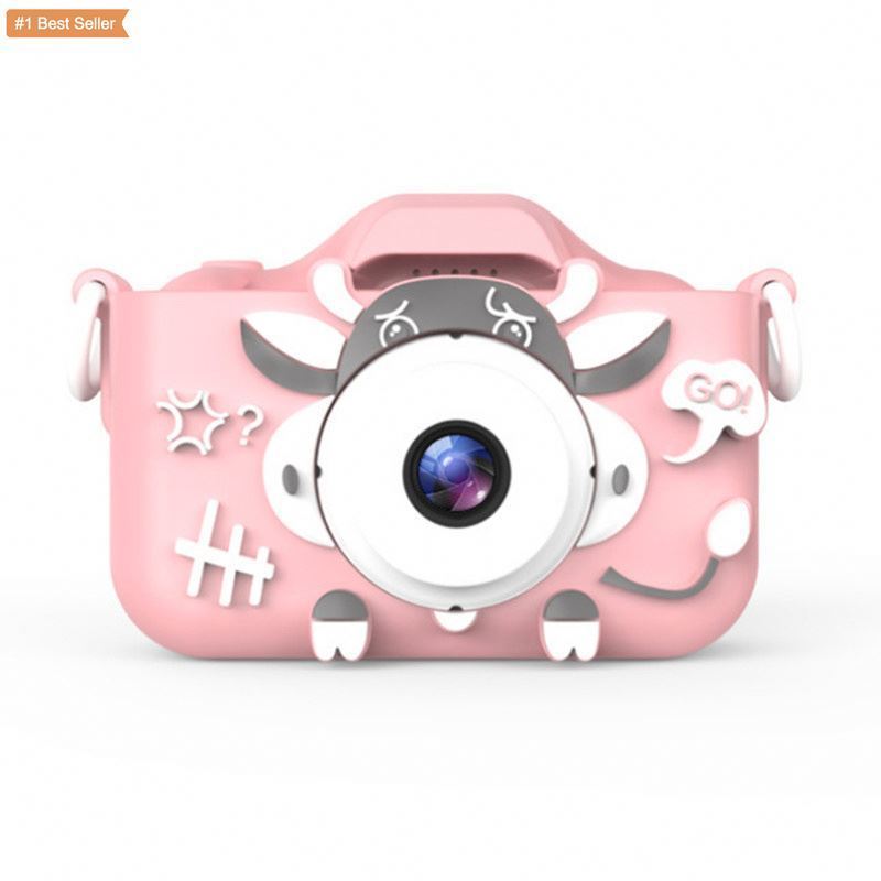 Jumon New Arrival 5MP Dual Camera Birthday Gift Children Digital 1080p ABS Material Cute Stickers Q20 Mini Video Kids Camera