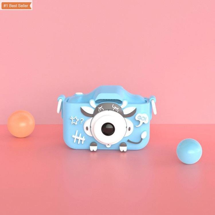 Jumon New Arrival 5MP Dual Camera Birthday Gift Children Digital 1080p ABS Material Cute Stickers Q20 Mini Video Kids Camera