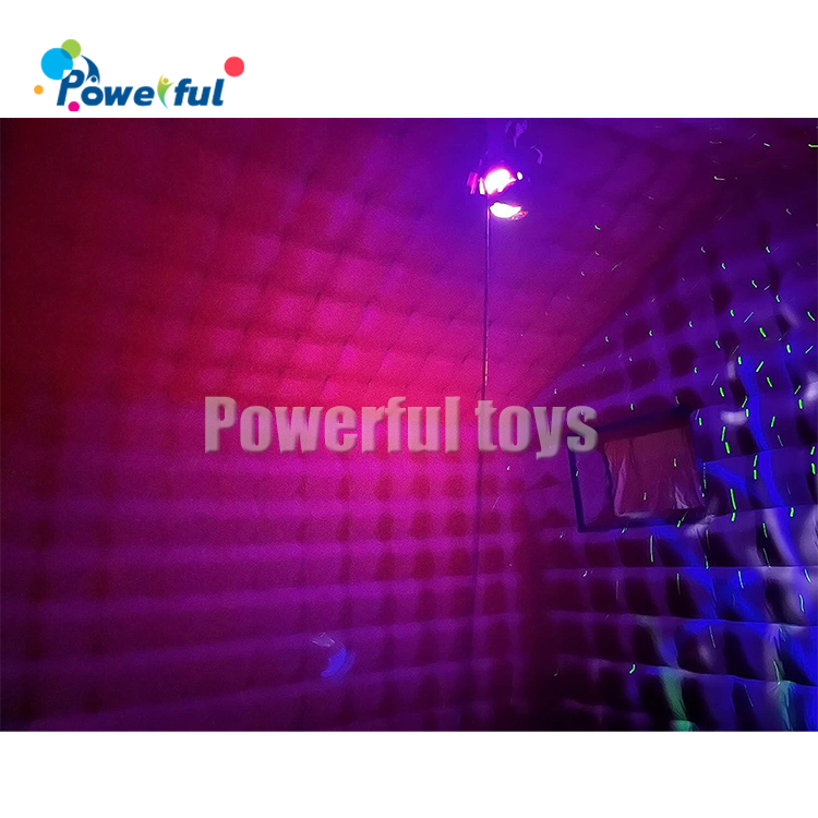 Led Light Inflatable Tent Inflatable Disco Tents Inflatable Cube Party Nightclub Tent For Party