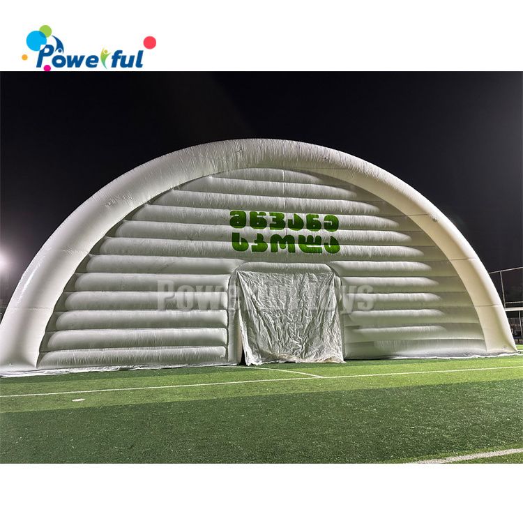 Outdoor event white tennis court tent sport game air sealed tent giant inflatable tent