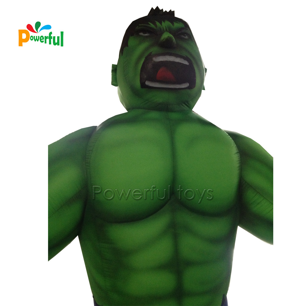 Amazing Design Large Inflatable Hulk Green Inflatable Muscle Man