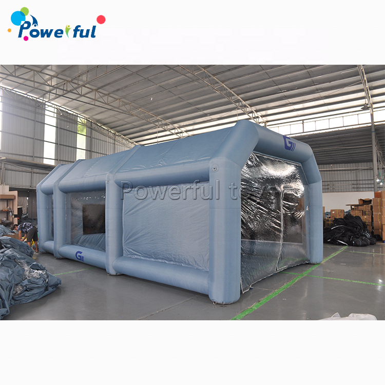 Folding Inflatable Spray Booth Car Painting Paint Booth Inflatable Store Tent