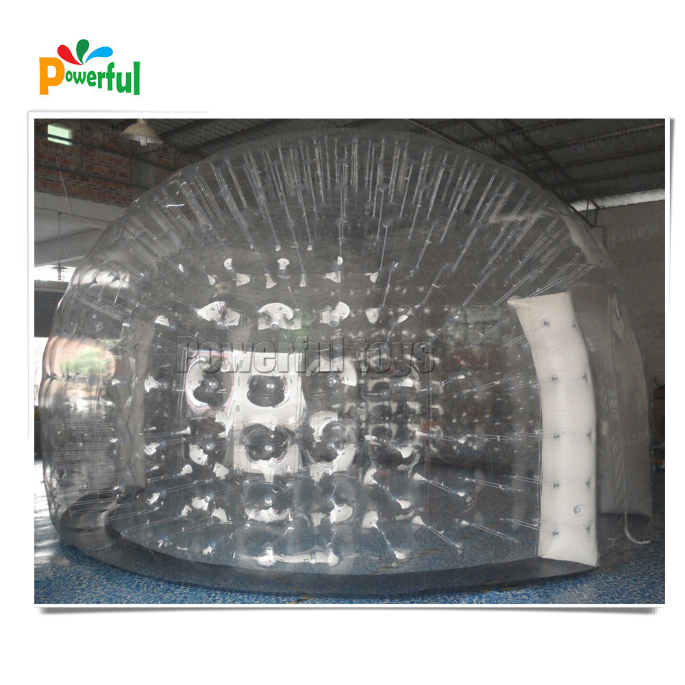 Transparent rectangular blow up inflatable pool cover from China outdoor inflatable pool dome tent manufacturer