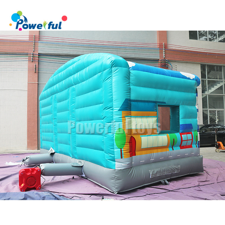 Commercial Inflatable Bouncy Castle Bouncer 5 in 1 Ferris Wheel Combo Rollercoaster Bounce House Kids For Sale