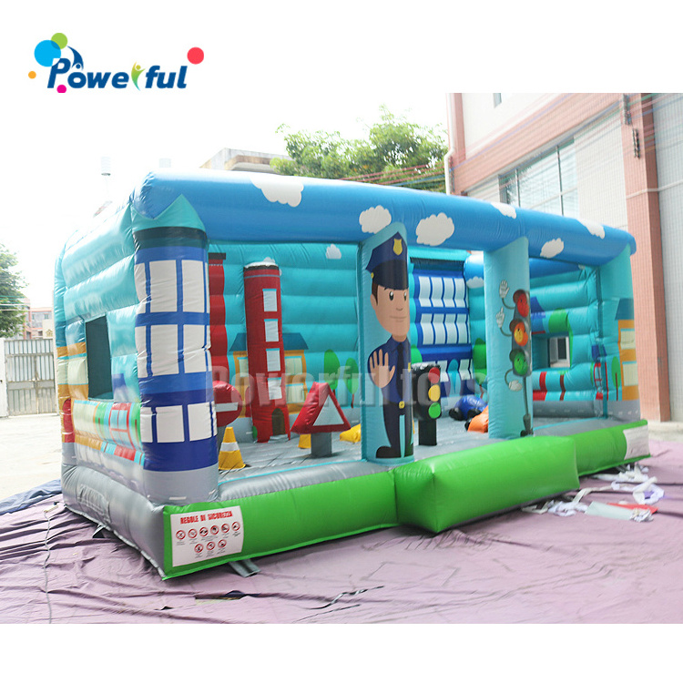 Commercial Inflatable Bouncy Castle Bouncer 5 in 1 Ferris Wheel Combo Rollercoaster Bounce House Kids For Sale