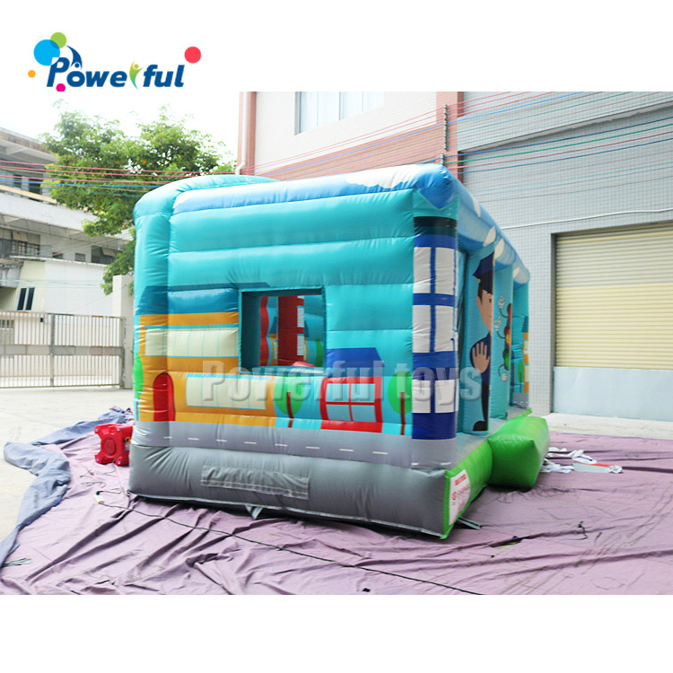 Commercial Inflatable Bouncy Castle Bouncer 5 in 1 Ferris Wheel Combo Rollercoaster Bounce House Kids For Sale