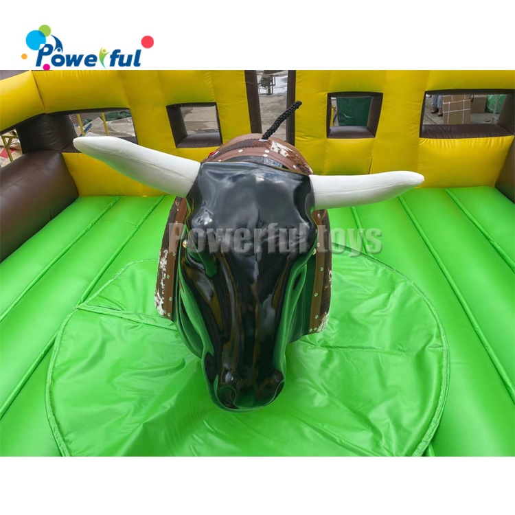 Commercial party rentals mechanical rodeo bull riding machine inflatable mechanical bull ride for sale