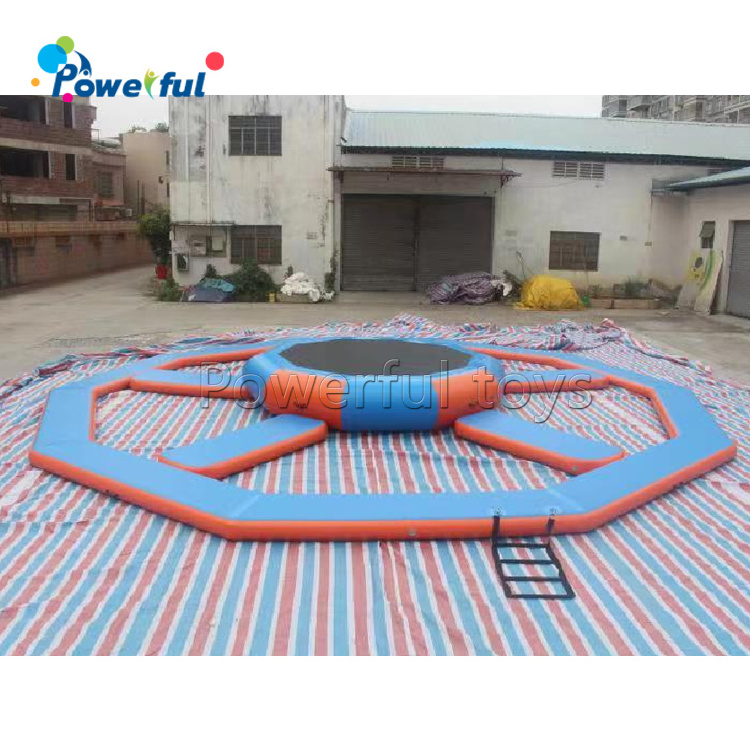 Aqua park equipment sungear water trampoline water walkway inflatable floating water park