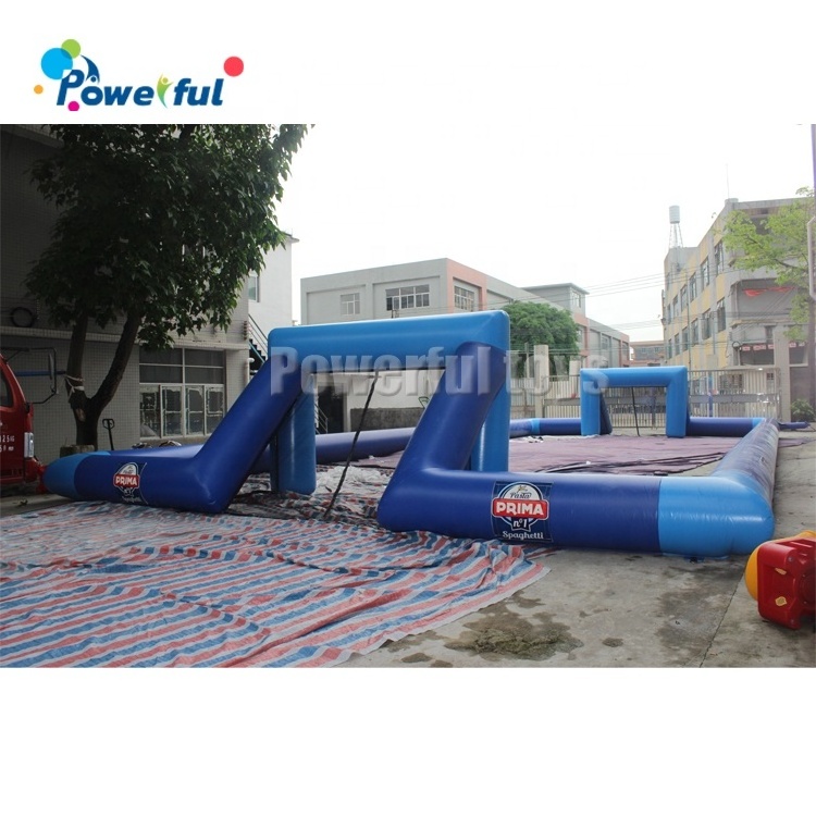 Inflatable Football Field Portable Soccer Goal Sports Games for Fun and Entertainment