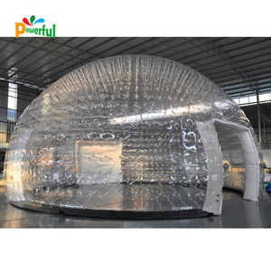 Outdoor used transparent inflatable pool dome with covered tents from China inflatable pool cover tent factory