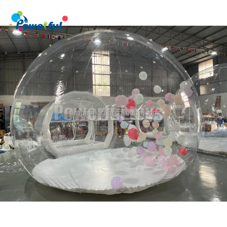 Kids Party Balloons Fun House Giant Clear Inflatable Crystal Igloo Dome Bubble Tent Transparent Inflatable Bubble Balloons House