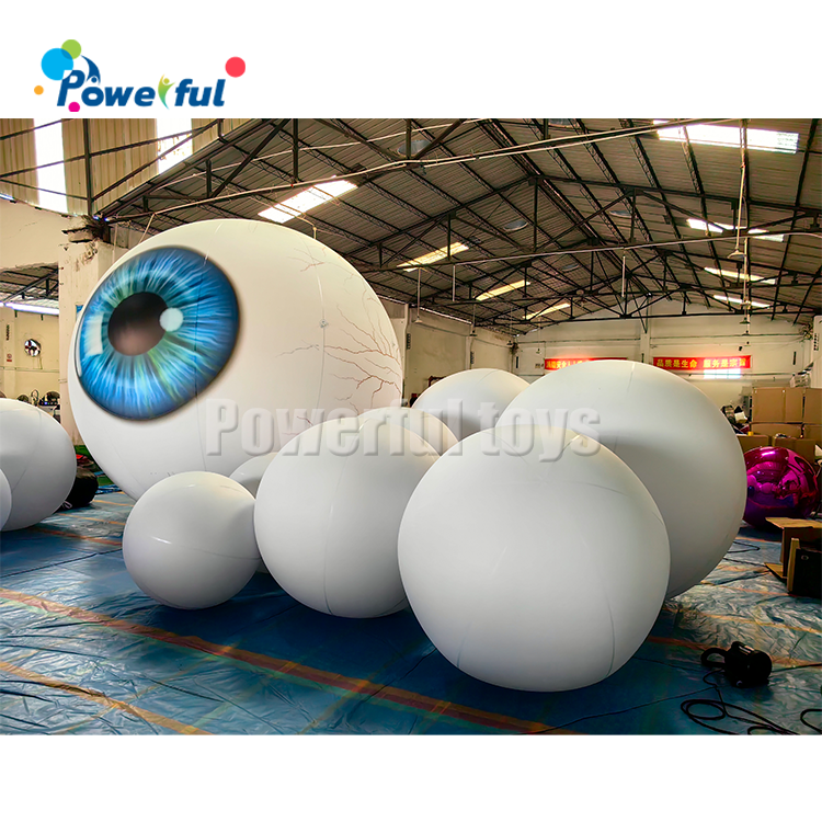 Halloween Festival Decorative Balloon Inflatable Giant Eyeball For Holiday Activities