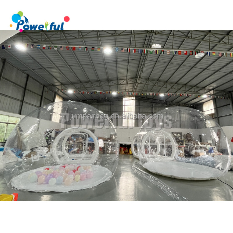 Kids Party Balloons Fun House Giant Clear Inflatable Crystal Igloo Dome Bubble Tent Transparent Inflatable Bubble Balloons House