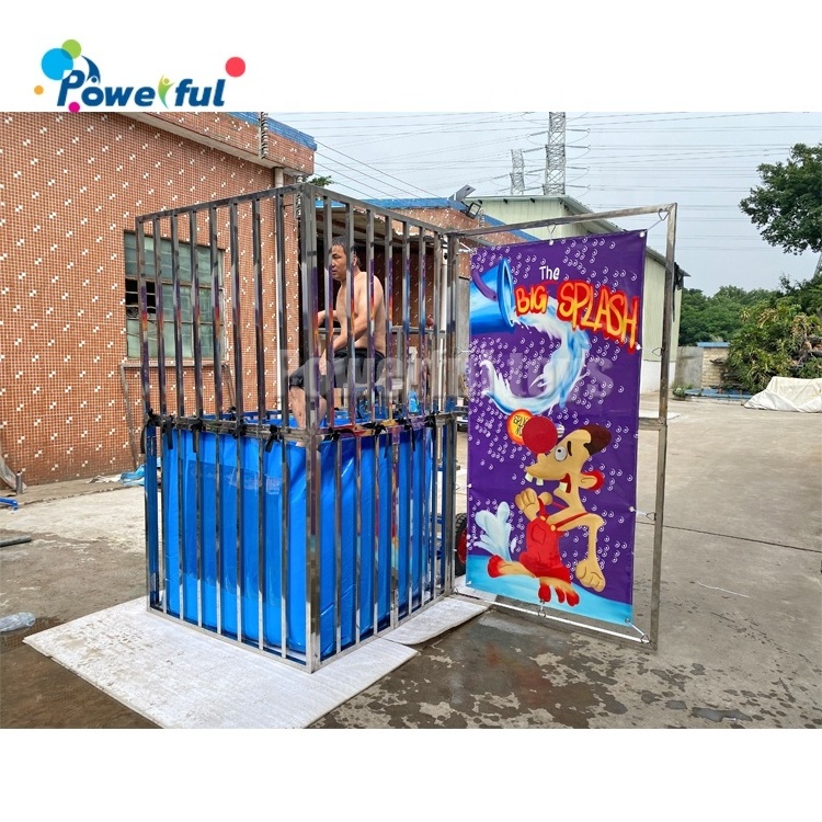 New adult water game splash games dunk tank dunking machine