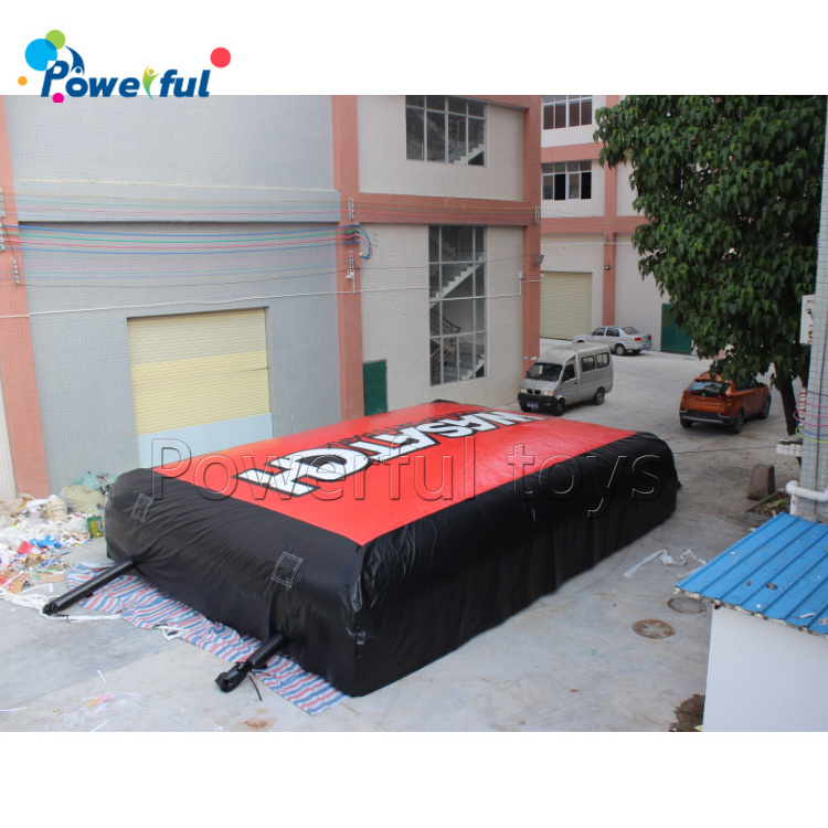 Hot selling high quality Professional stunt jump landing airbag for trampoline park inflatable jumping airbag