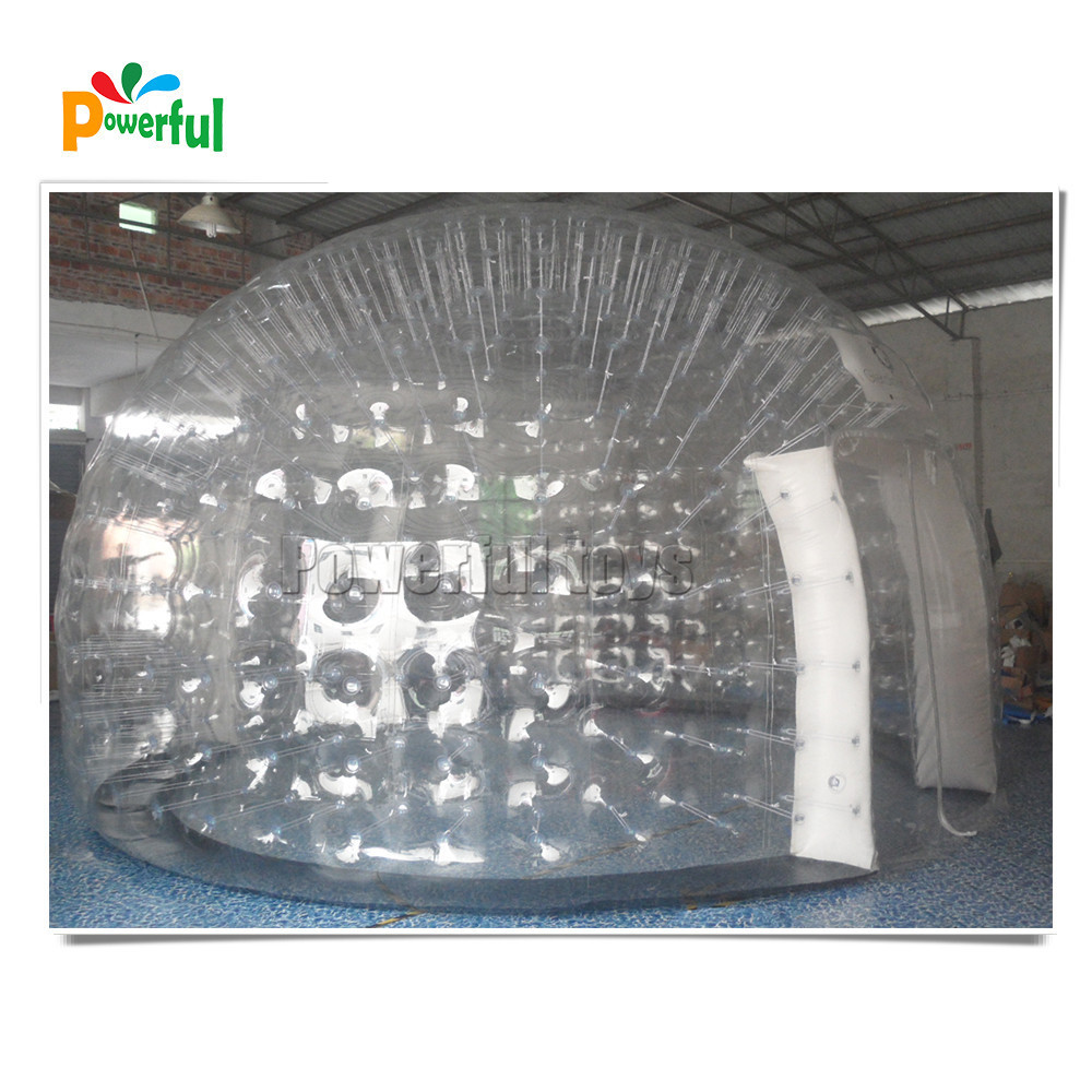 Transparent rectangular blow up inflatable pool cover from China outdoor inflatable pool dome tent manufacturer