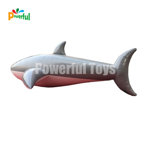 Movie props lifelike inflatable Shark dark grey inflatable Whale fish balloon