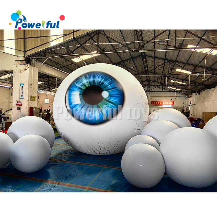 Halloween Festival Decorative Balloon Inflatable Giant Eyeball For Holiday Activities