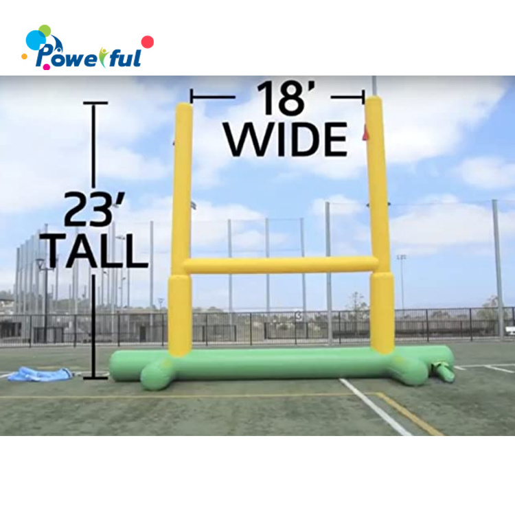 Customized training inflatable rugby goal post for rugby game