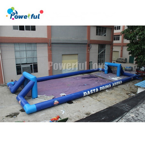 Inflatable Football Field Portable Soccer Goal Sports Games for Fun and Entertainment