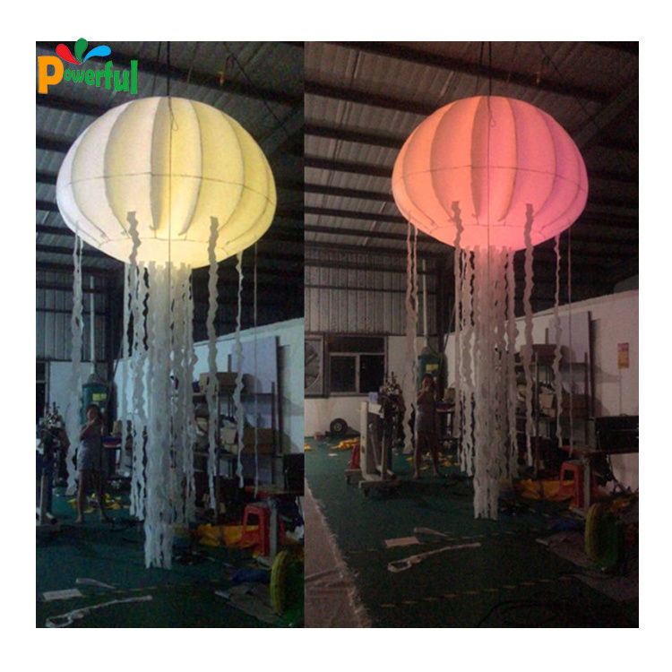 Inflatable LED lighting  jellyfish balloon for event party advertising decoration