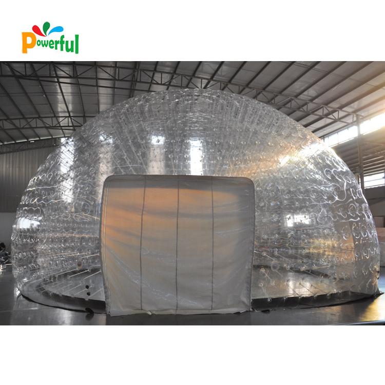 Outdoor used transparent inflatable pool dome with covered tents from China inflatable pool cover tent factory