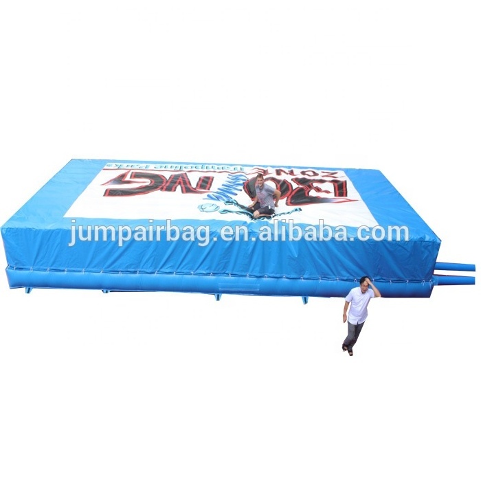 inflatable jump pad ,landing airbag,stunt air bag skiing bmx