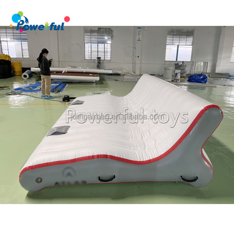 customized water float toys inflatable swimming island lounge inflatable dock chair sofa for sale