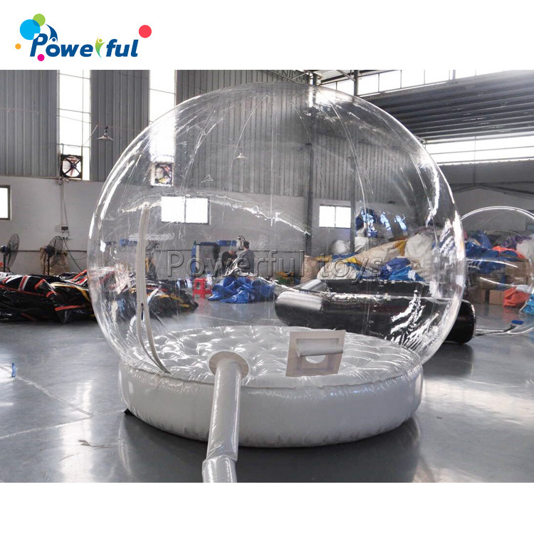 Inflatable Christmas Ornaments Ball Inflatable Snow Globe Tent For Decorations Christmas Snow Globe Bubble Inflatable Tent