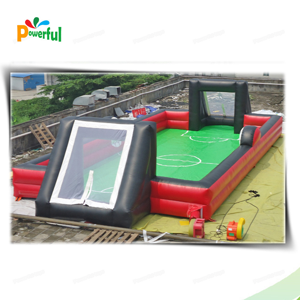 Indoor football pitch inflatable soap soccer field for football sport for sale