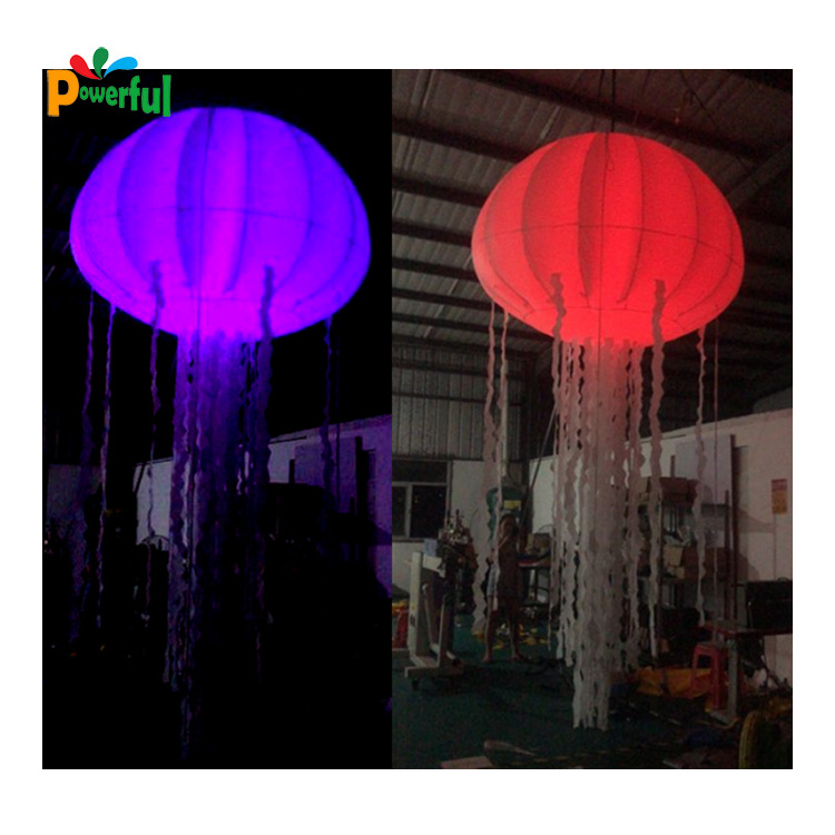 Inflatable LED lighting  jellyfish balloon for event party advertising decoration