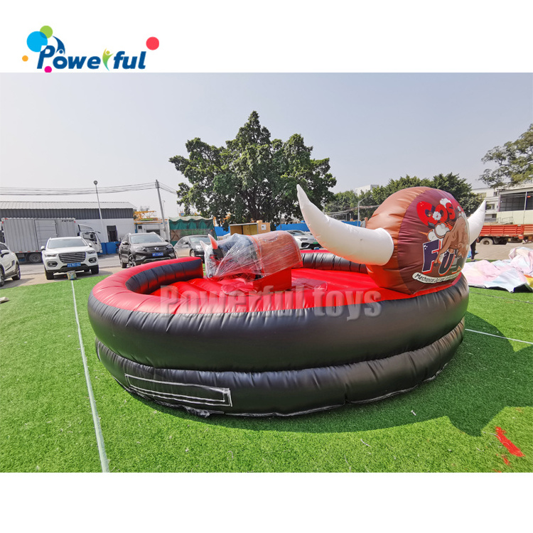 Wholesale Adults Games Mechanical Rodeo Bull Riding Machine Controls Inflatable Mechanical Bull Ride For Sale