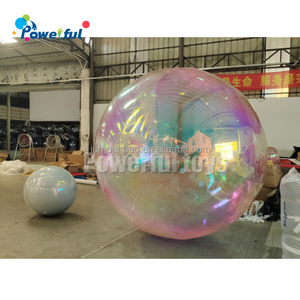 Fashion Attractive Design Pvc Inflatable Mirror Balloon Giant Spheres Inflatable Christmas Decorative Mirror Ball