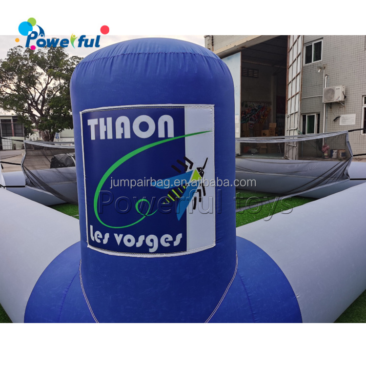 Commercial bouncy boxing inflatable boxing ring with gloves and helmets