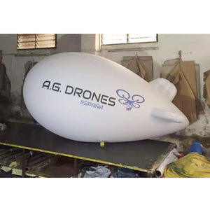 Custom 3.5m inflatable advertising mini helium blimp for sale