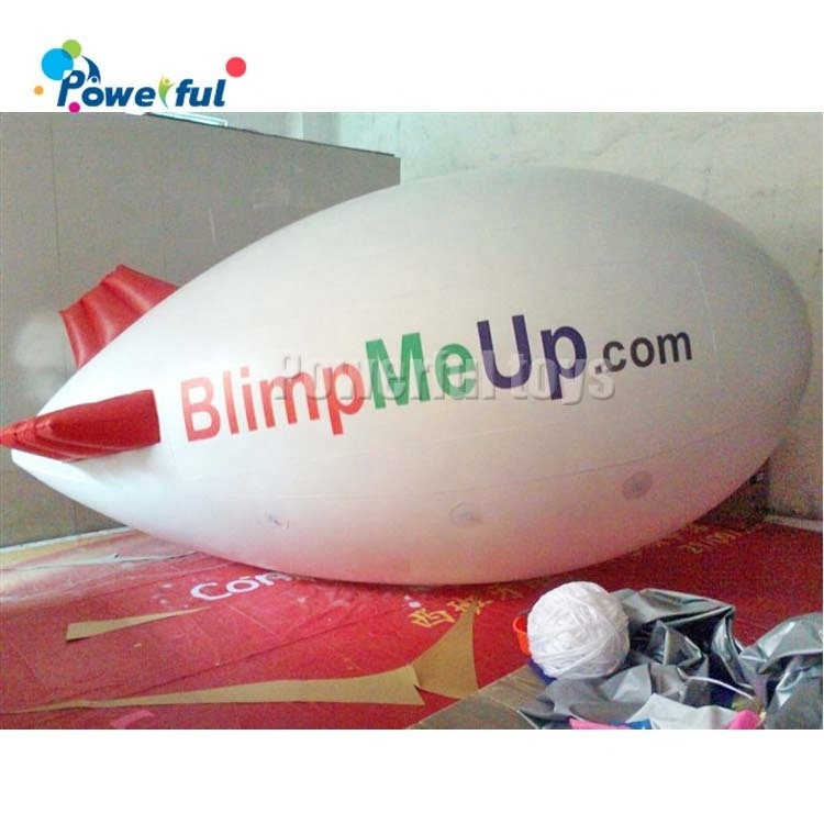 0.18mm PVC Advertising blimp helium inflatable helium airship balloon