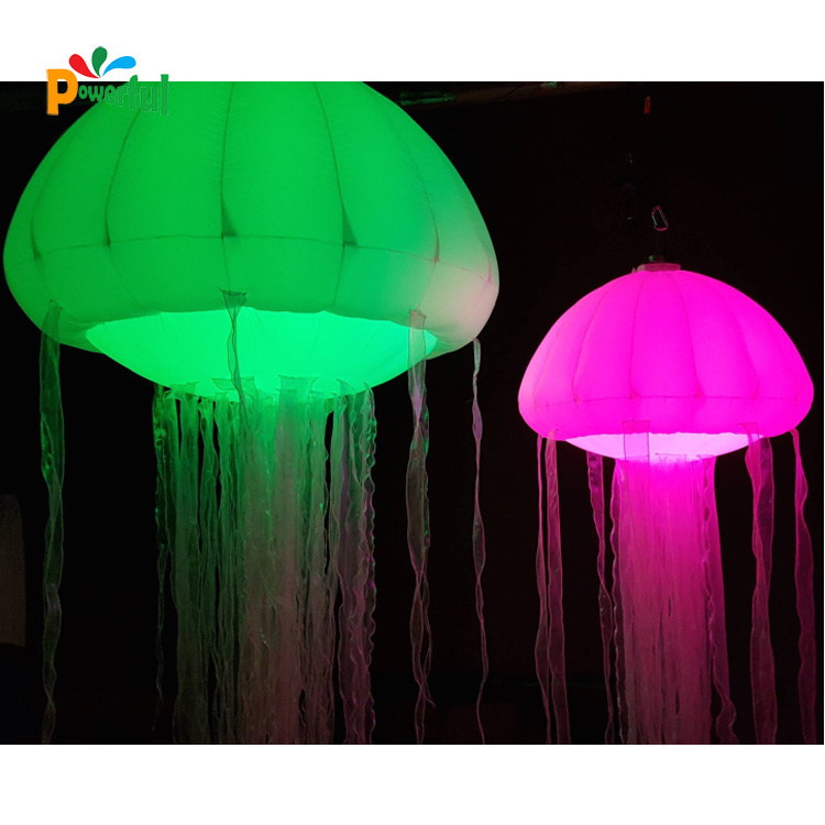 Inflatable LED lighting  jellyfish balloon for event party advertising decoration