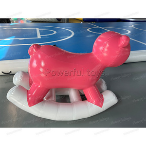 New arrival rocking pony jumping animal inflatable ride on horses for kids