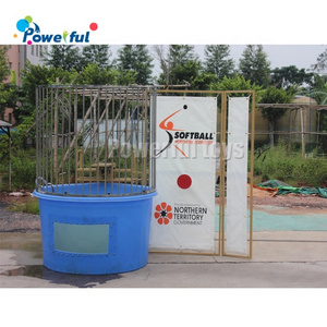 Summer water game adult water splash games dunk tank dunking machine