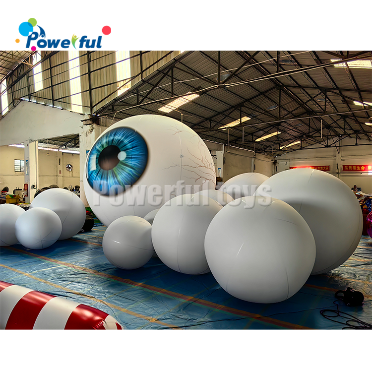 Halloween Festival Decorative Balloon Inflatable Giant Eyeball For Holiday Activities