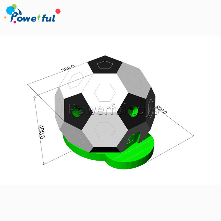 Custom big Inflatable Football Soccer Bouncy Jumping Castle With Slide Combo Soccer Jumper Bounce House