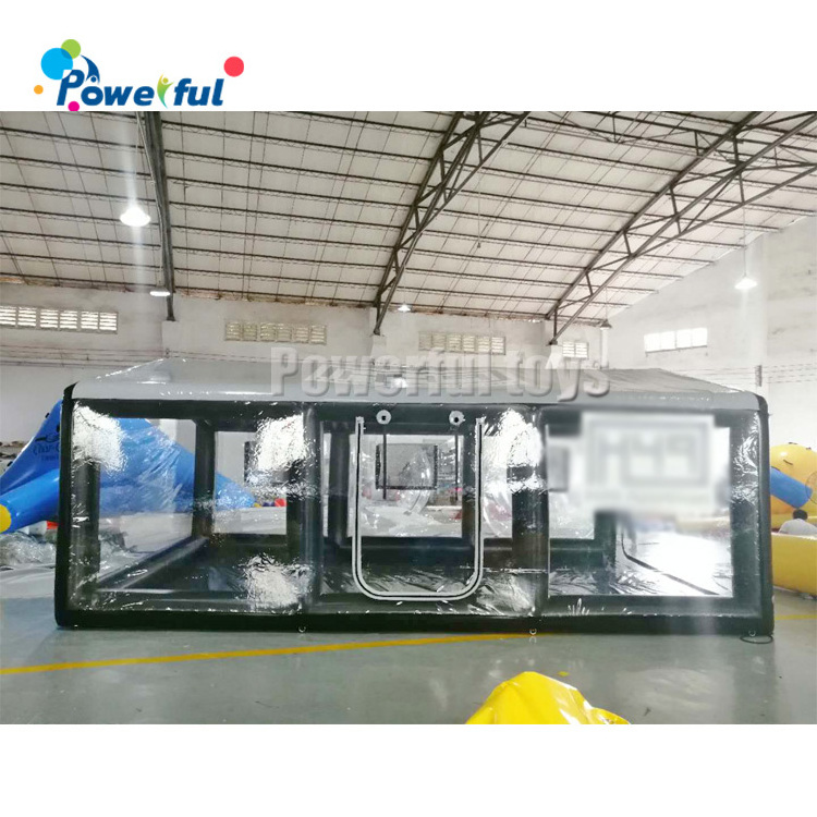 Portable car wash tent one time inflate car roof tent for sale