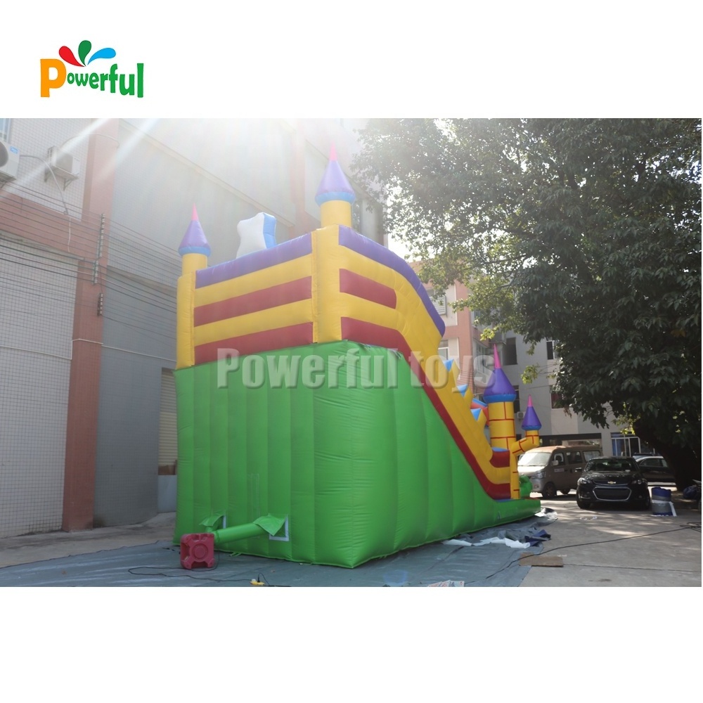 Outdoor playground inflatable bounce water slide for kids