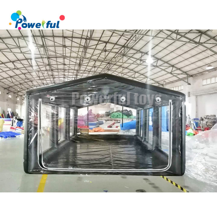 Portable car wash tent one time inflate car roof tent for sale