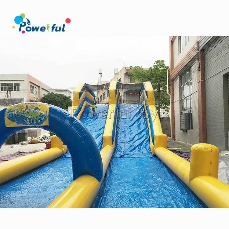 Summer pool dual water slides backyard inflatable large inflatable water slide for adult customized inflatable water slide