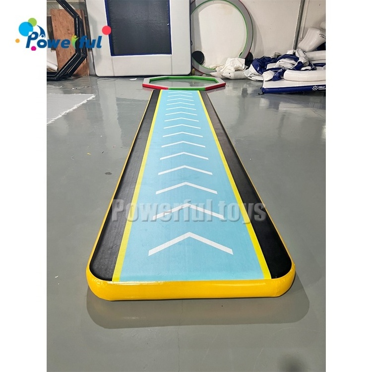 Cheerleaders gymnastics air track floor crash mat full printing inflatable airtrack tumbling mat